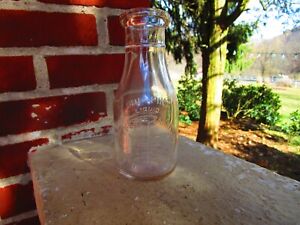 VINTAGE INDIANA STATE SANATORIUM ROCKVILLE IN DAIRY MILK BOTTLE RARE