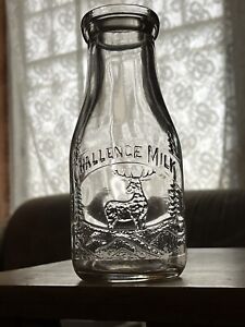 Western Pictorial Picture “ELK” Milk Bottle Challenge Milk, San Luis Obispo, Cal