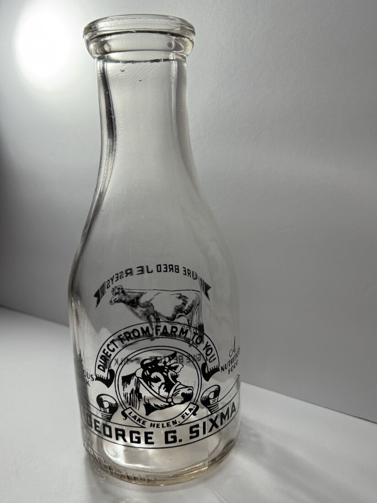 Milk Bottle Collectibles : Milk Bottle George Sixma Value Guide - Price ...