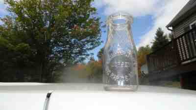 Mich.  Milk Bottle, Emmons Dairy, Jersey, Big Rapids, 1/2 Pint 