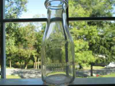 MILK BOTTLE WHITE HAVEN SANATORIUM LIQUID WHITE HAVEN PA 