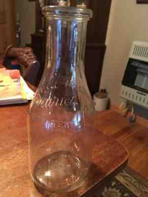 BROADACRE DAIRIES Quart Milk Bottle; (TREQ); POWELL STA. TENN., W.W.WEIGEL &SONS
