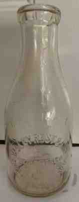 Rare Antique Glass Milk Bottle Quart Shepherdstown WV Valley Rest Dairy EUC!