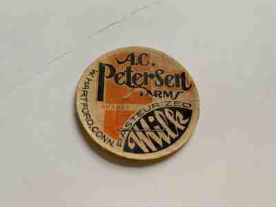 A.C. Petersen Farms Dairy Milk Bottle Cap - West Hartford, CT