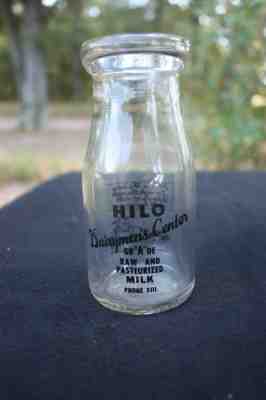 Hawaiian milk Hilo Dairymen's with Disney characters -- 1/2 pint