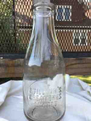 Vintage Quart Milk Bottle Stillman's Creameries St. Mary's Ontario Canada