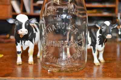 TREP MILK BOTTLE MUMPERS DAIRY ELIZABETHTOWN PA LANCASTER CO PINT