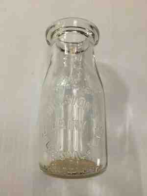 Thurston's Dairy Half Pint Milk Bottle Taylorsville, NC Alexander County Mint