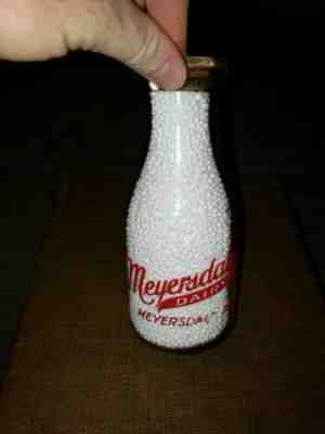 Meyersdale Dairy TRPP Milk Bottle Meyersdale, PA Very Rare!!!