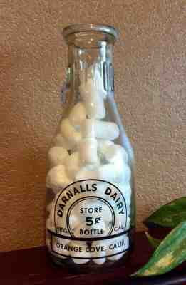 Rare - Darnalls Dairy, Orange Cove, Calif. Milk Bottle