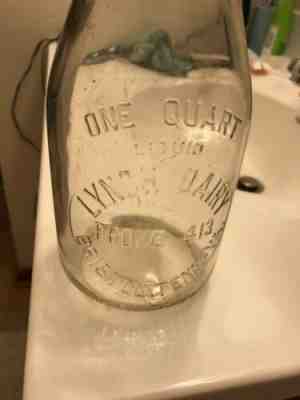 Vintage LYNCH DAIRY Bristol Tenn-VA One Quart