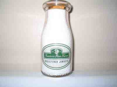 Hunters Run Pickerington Ohio 1/2 Pint Milk Bottle