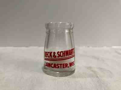 Rare - Dairy Creamer - Beck & Schwartz, Lancaster, Wis.