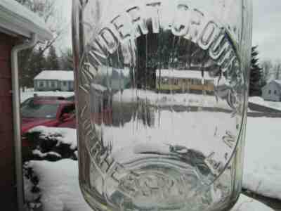 TREQ Milk Bottle Myndert Crounse Dairy Farm Voorheesville NY ALBANY COUNTY 1930