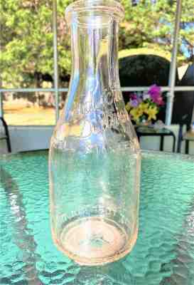 Vintage Collectible Broad Acre Dairies Powell Sta Tenn Weigels & Son Qt Milk Btl