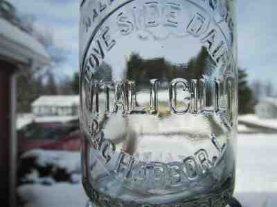 TREHP Milk Bottle Cove Side Dairy Vitali Cilli Sag Harbor LI NY SUFFOLK COUNTY