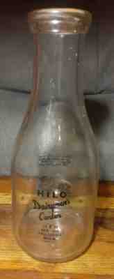 Hawaiian Hilo QUART Milk Bottle with Disney characters 