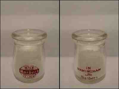 Barber's Ice Cream - Mini Restaurant Creamer 1 3/4 Inches   -RC-02