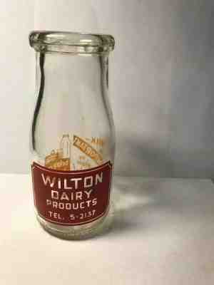 Milk Bottle - Half Pint -  Lot of 4