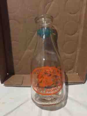 A.C. Petersen Farms  1 Quart Milk Bottle Drink Fresh Buttermilk It’s Churned.