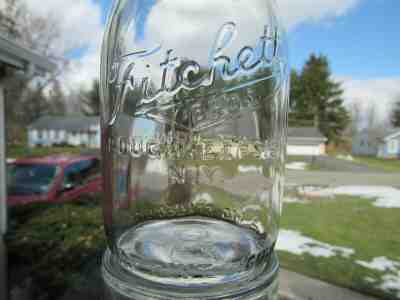 REHP Milk Bottle Fitchett Bros Brothers Lake View Dairy Poughkeepsie NY DUTCHESS