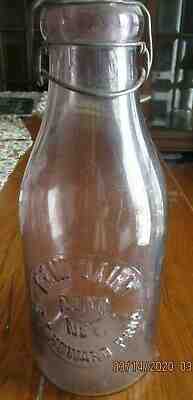 ANTIQUE RARE RENO DIARY MILK BOTTLE RENO NEVADA NV 