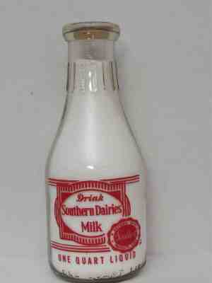 RPQ Milk Bottle Southern Dairies Dairy Sealtest Wilson Deposit Bottle Atlanta GA