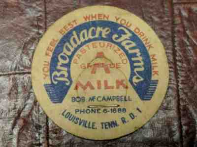 Broadacre Farms Butter Bottle Cap Louisville Tennessee