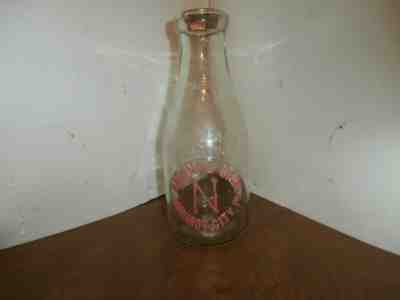 National Dairy Quart milk bottle, Mahanoy City, PA, Tamaqua, Barnsville