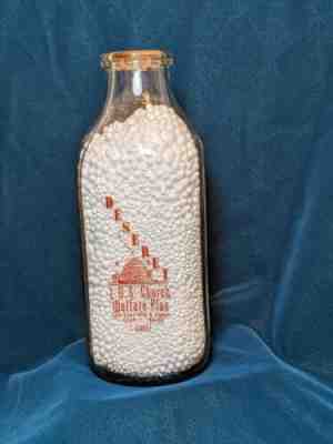 SSPQ Milk Bottle Deseret Dairy Salt Lake City & Ogden UT LDS Church 