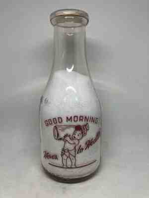 Vintage Rowan Cooperative Dairy (Salisbury, NC) Quart Milk Bottle