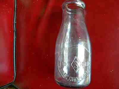 rare Miles City Montana  milk bottle 