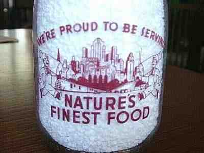 1940's DEER CREEK Marion INDIANA Quart IND. dairy milk bottle CITY SKYLINE