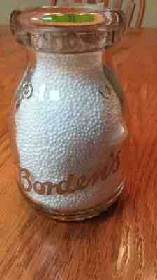 BORDEN'S MORNING GLORY ONE HALF PINT BOTTLE
