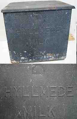 1940‘s Galvanized Milk Box~Hyllmede Milk~Beaver, PA