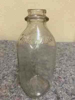 Vintage 1960's Turkey Hill (Lancaster, PA) Embossed Quart Milk Bottle