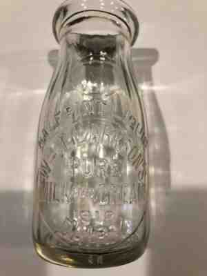 Wm Clarkson’s Pure Milk And Cream Dairy 1/2 Pt Milk Bottle NY PA?