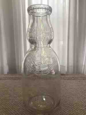 Vintage Glass Bottle Nashville Pure Milk Company - Quart