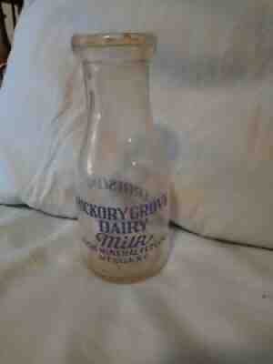 Hickory Grove Dairy, Mt. Ulla NC Rowan County PINT RARE NO Reserve