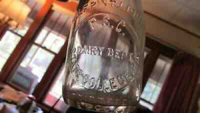 State College, PA. Pennsylvania State College PSC PSU REHP Milk Bottle PENN