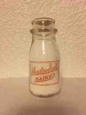 Nantucket Dairy Pyro 1/2 Pint Milk Bottle