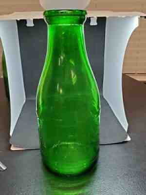 GREEN QUART MILK BOTTLE WECKERLE FARM DAIRY BUFFALO, NY RARE New York