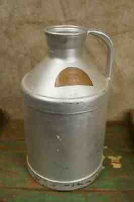 1938 H.P. Hood & Sons Milk Dairy Creamer Steel Can 8-10 Qts