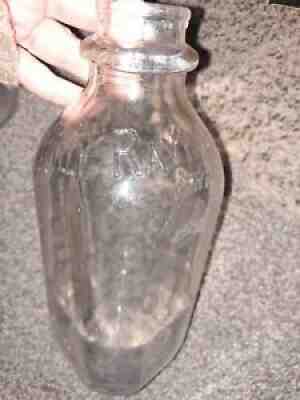 Vintage Haddonfield NJ Milk Bottle Quart 1958 Holly ravine farm dairy