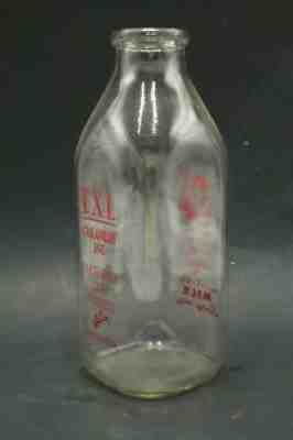 Vtg 1 Qt. Milk Bottle ~8 1/2