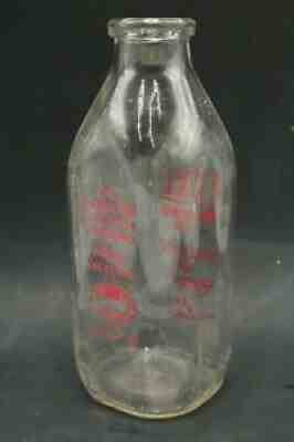 Vintage 1 Qt. Milk Bottle `8 1/2