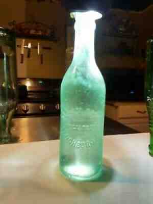 115yr old Camms Bro, Lynchburg VA embossed Glass Bottle.