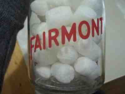 Fairmont Creamery Pyro Milk Bottle Fairmont Minnesota Soda Fountain Ice Cream