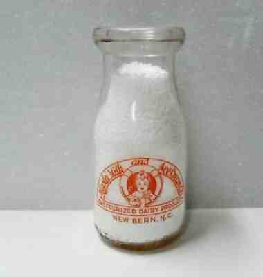 Very *RARE* Vintage MAOLA MILK Half Pint, New Bern, NC,N.C.,North Carolina