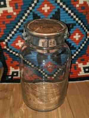 1 gallon Meadow gold milk bottle With Original Cardboard Lid see note